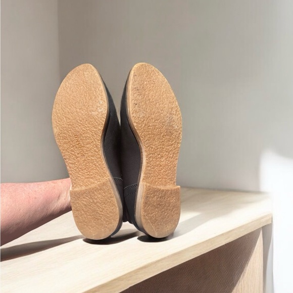 LUCKY BRAND GARMANN flat Ankle Bootie, black leather Womens SZ 8 - Picture 4 of 5